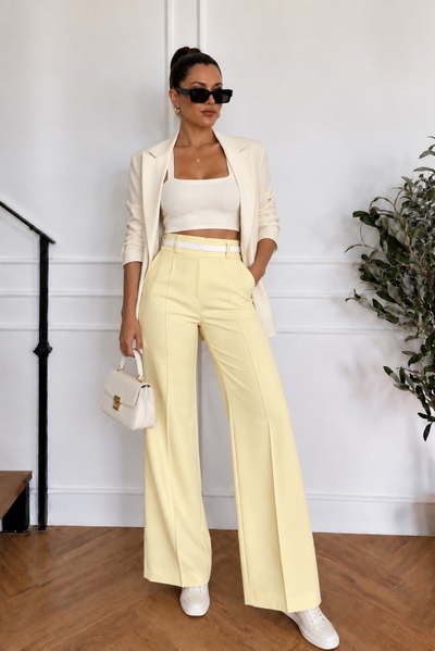Pantalón Scuba Amarillo 