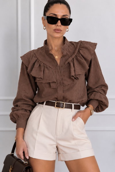 Blusa Alexandra Marron