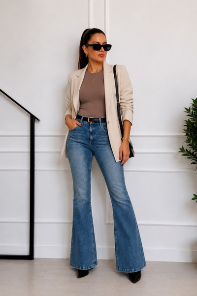 Jeans Oxford Nere Oxido Liso
