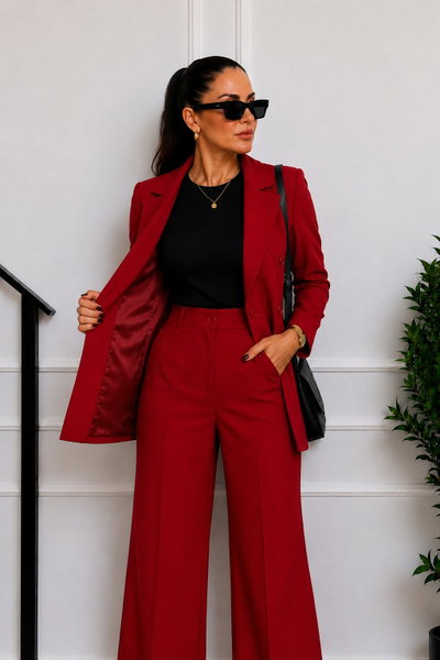 Conjunto Lara Forrado Rojo