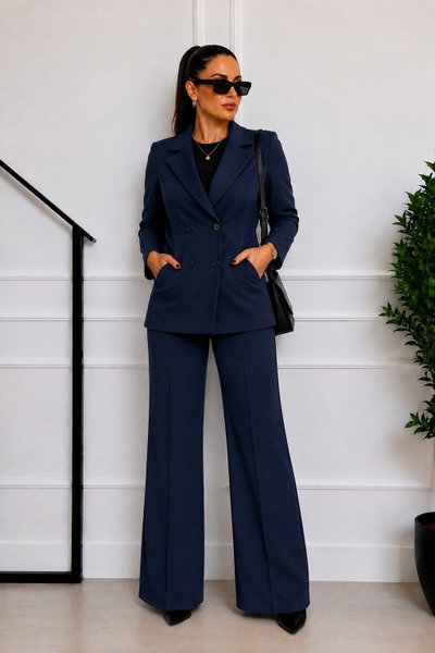 Conjunto Lara Forrado Azul