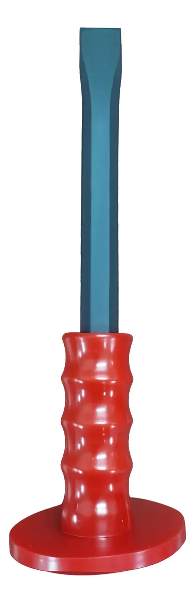 Cincel Plano Corta Hierro 250mm Protector Goma Reforzado