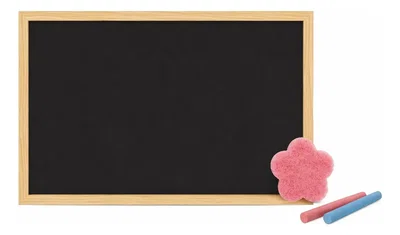 Set Pizarra 30x20cm Borrador Tizas Infantil Dibujo Niños
