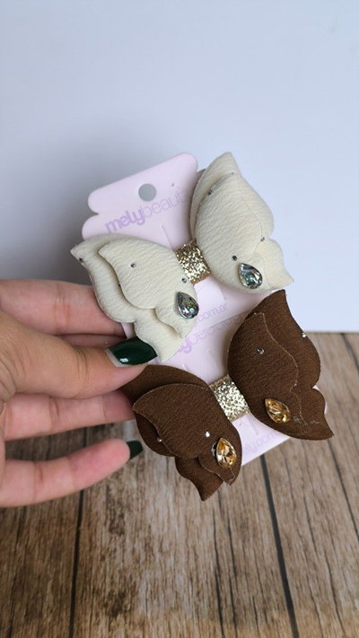 Broches Moñitos para Cabello