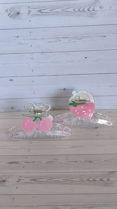 Broche animalitos / Frutas 11 cm