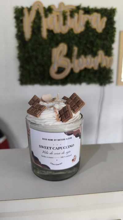 Vela aromática SWEET CAPUCCINO ✨Línea Gourmet 🥞
