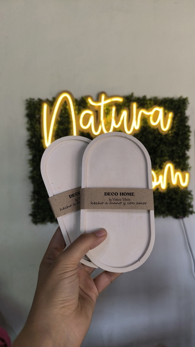 Bandejas oval de yeso | Personalizadas
