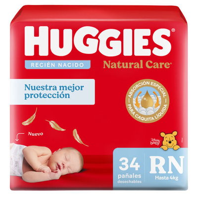 Pañal Huggies Supreme Care RN X34