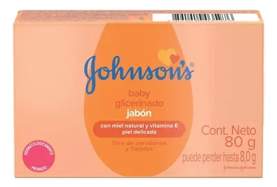 Jabón Johnson Baby en barra 80 Gr