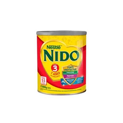 Leche en Polvo Nido 3 Prebioticos x 800
