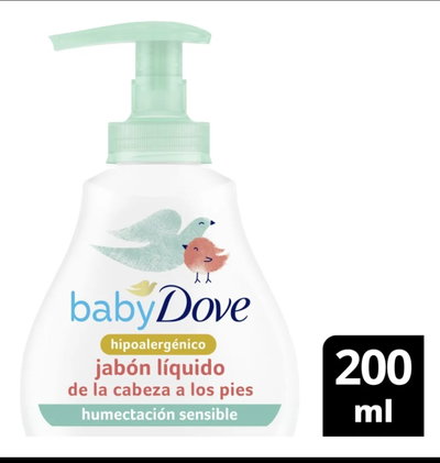 Dove Baby Jabón Liquido x200ml 