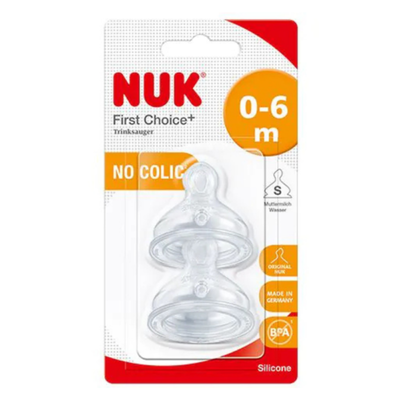 NUK TETINA FIRST CHOICE PLUS SILICONA X2