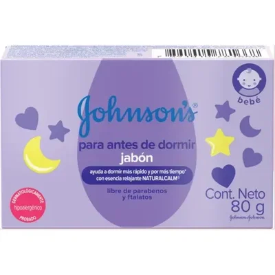 Jabón Johnson Baby en barra 80 Gr