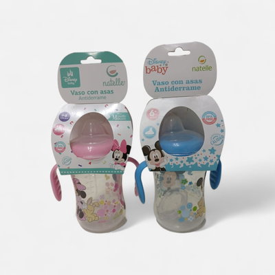 Disney Vaso con Asas Antiderrame con tetina