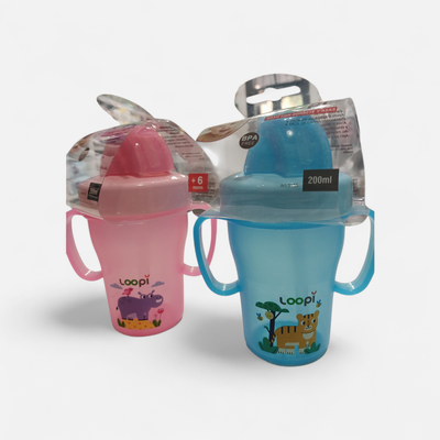 Loopi vaso antiderrame con sorbete
