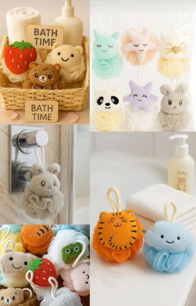 Esponjas de baño para bebés 