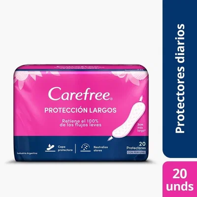 Carefree Protectores diarios Largos x20U