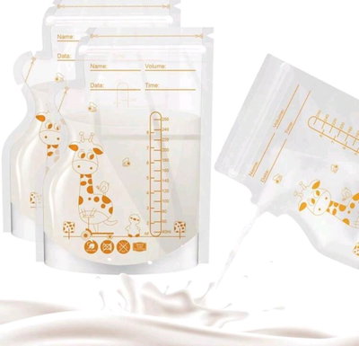 Bolsas contenedoras de leche x250ml