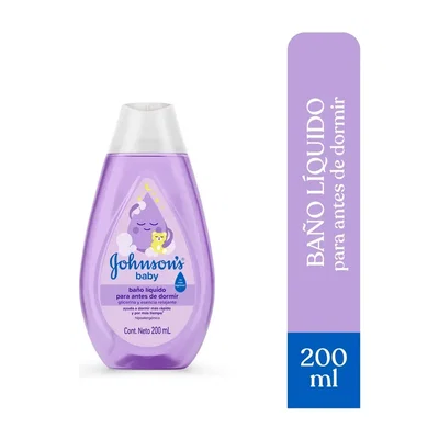 Jabón Johnsons Baby Baño Líquido Antes de Dormir x 200 ml