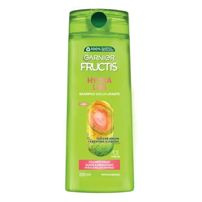 Shampoo-Acondicionador Fructis Hydra Liss Oleo Argan 200 Ml