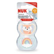 Nuk chupete Space 0-6 Unisex x2