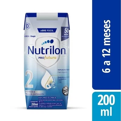Nutrilon leche líquida etapa 2 x200 ml