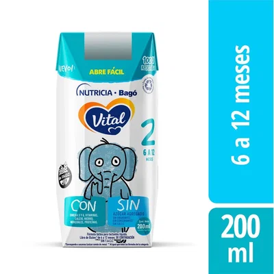 Vital leche líquida etapa 2 x200 ml