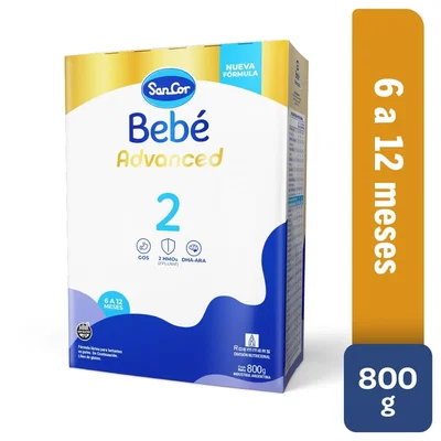 Sancor Bebe Advanced Etapa 2 Estuche x800g