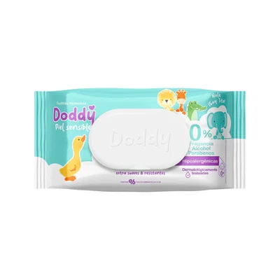 Toallitas humedas Doddy con tapa x96 unidades