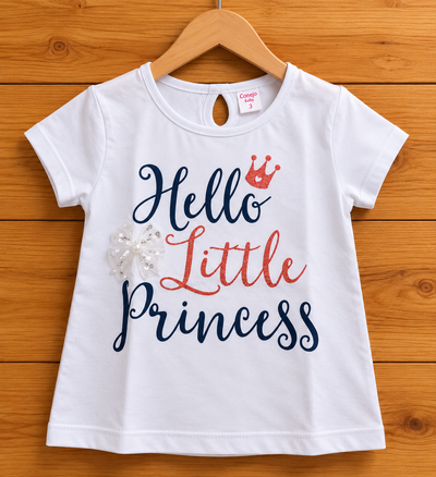 Remera algodon nena Little Princess