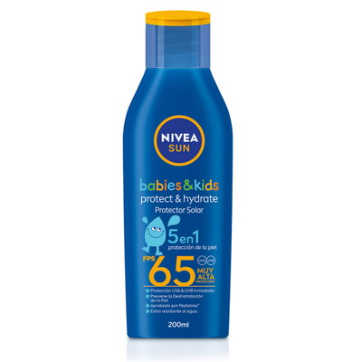 Protector Solar Nivea Infantil 5 en 1 Fps 65 x 200 ml