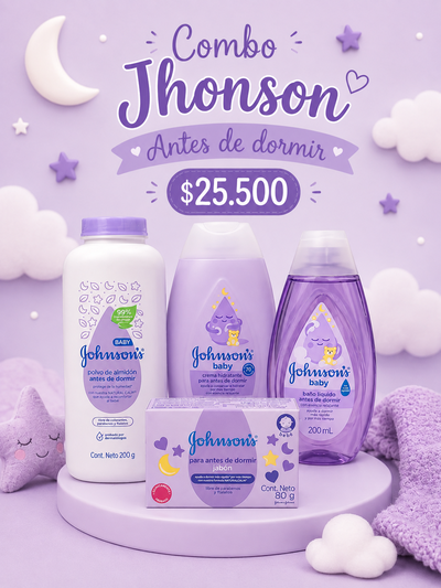 Kit higiene Jhonson Antes de Dormir