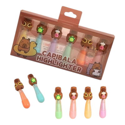 Mini resaltadores con diseños personajes