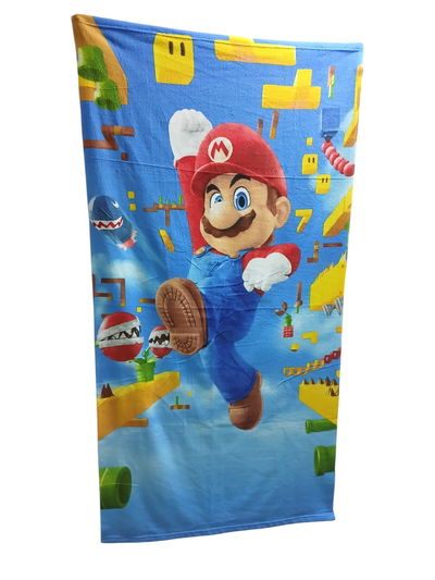 Toallón infantil Super Mario 1.40 x 70