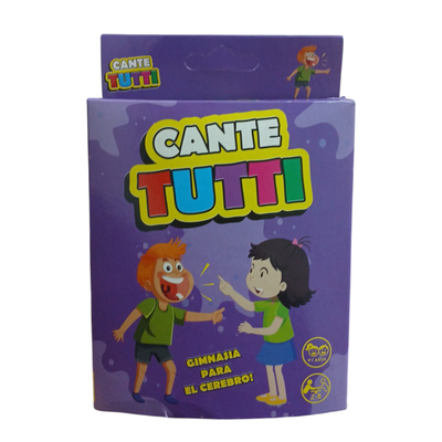 Juego de mesa ¡Tutti Cante! 🧠💬