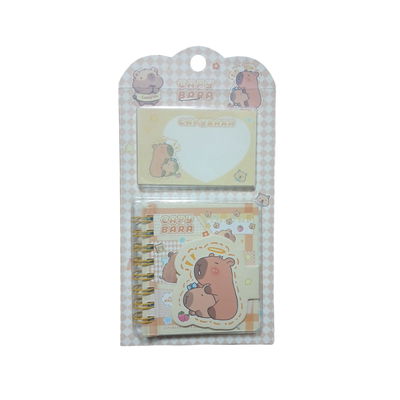  Set Capibara Notas & Libreta 