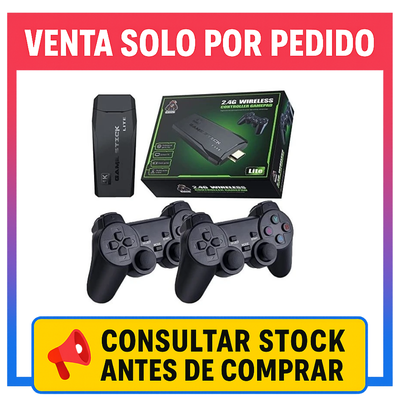 KIT MINI CONSOLA HDMI/2 JOYSTICK INALAMBRICO 64G M8