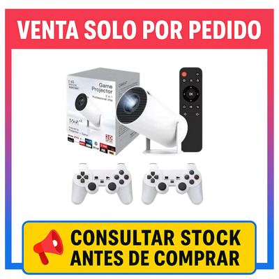 Proyector 4K 2 en 1 con Juegos Retro M300 MAX