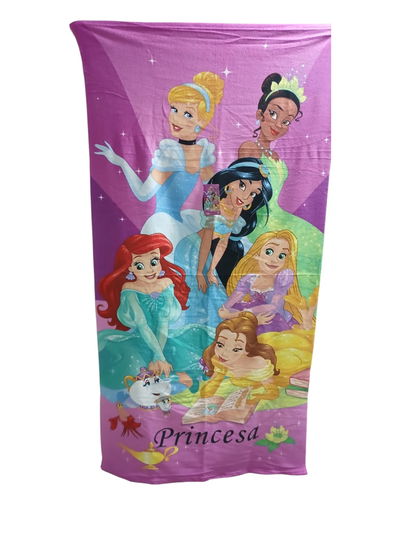 Toallón infantil Princesas 1.40 x 70