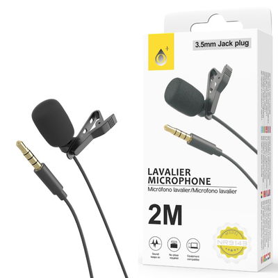 MICROFONO 3.5MM - ONE+ NR9143 CORBATERO - 2 METROS 