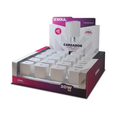 Cargador de Pared Soul PD QC 20W Sin Cable  