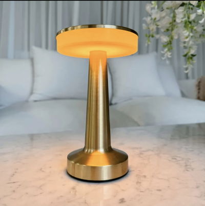  Velador Led Usb Recargable Bajo Mesa Touch 3 Tonos