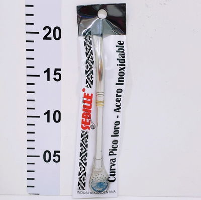 Bombilla pico pala ancha 20cm cod2430