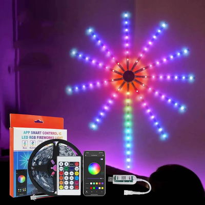 TIRA DE LED VIDEOMAX 2078 - EFECTO FUEGOS ARTIFICIALES 5MTS C/CONTROL + APP