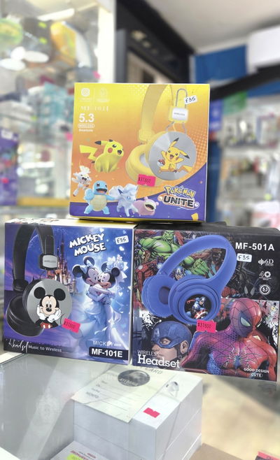 Auricular vincha Bluetooth Diseño infantil 