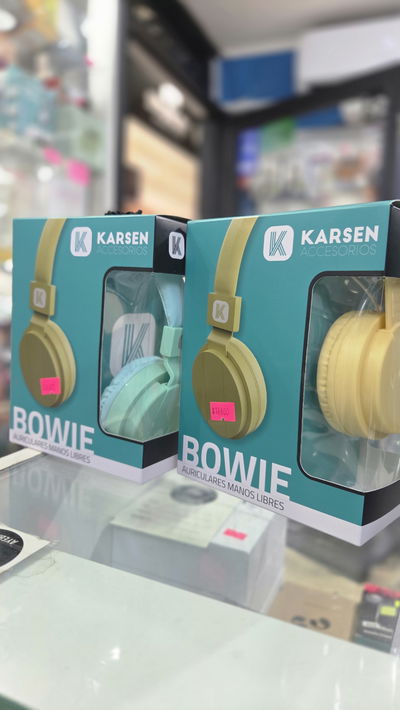 AURICULAR VINCHA - KARSEN BOWIE CABLE DESMONTABLE