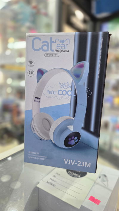 Auricular BT vincha orejas CAT