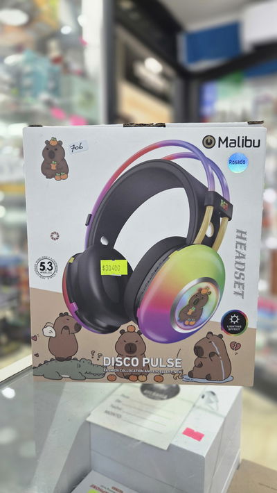 Auricular Bt Vincha RGB Capibara PG706