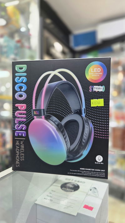 Auriculares RGB Disco Pulse PG580 LED Wireless 5.3