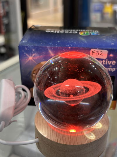 Esfera 3D cristal diseño con RGB usb